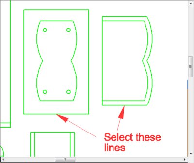 pathtool select lines