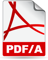 PDF/A is an ISO-standardized version of the PDF specialized for use in the archiving and long-term preservation of electronic documents